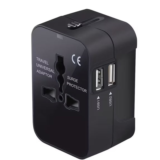 Universal Travel Adapter with 20W USB-C Fast Charging